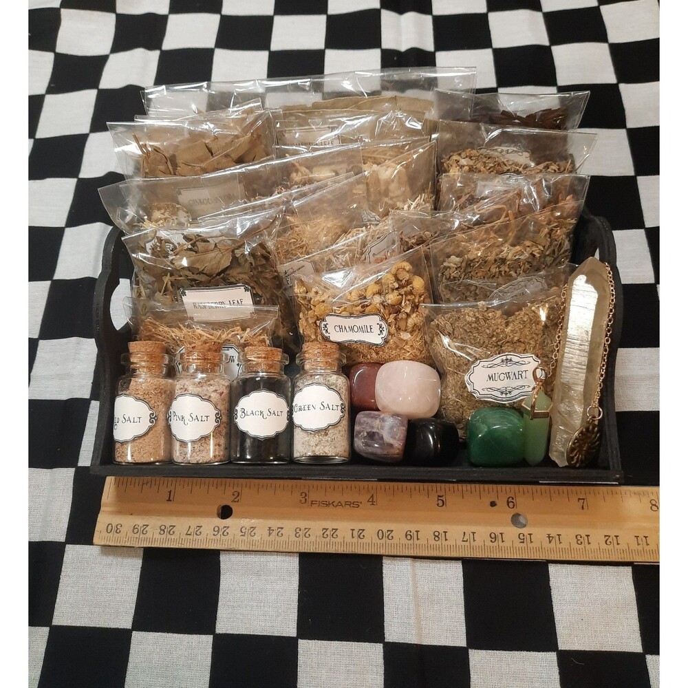 Wooden Tray Witchkit